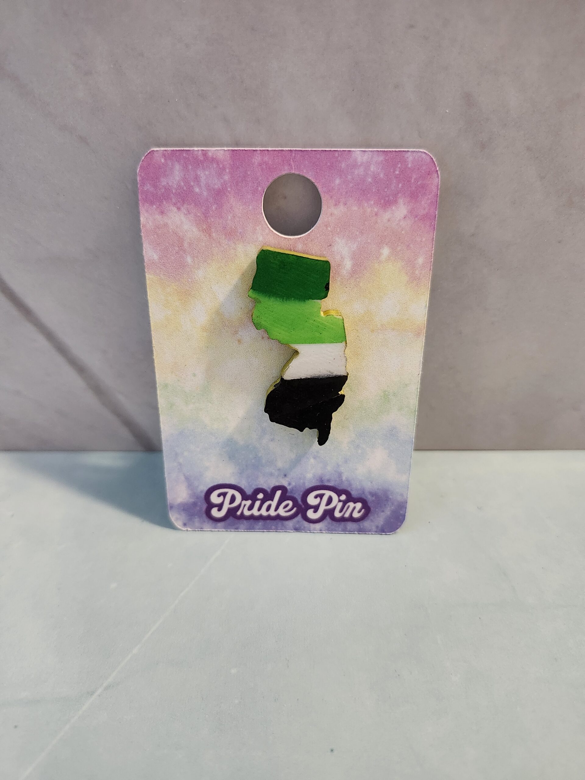 New Jersey Pride Pin - 3D Printed and Hand Painted - Image 11
