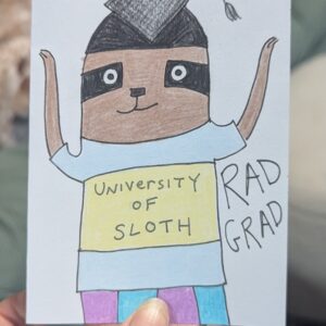 Happy Graduation Sloth Card
