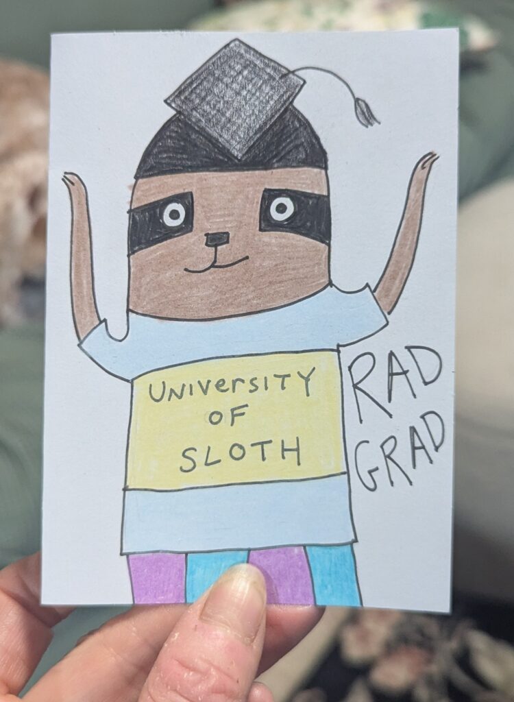 Happy Graduation Sloth Card