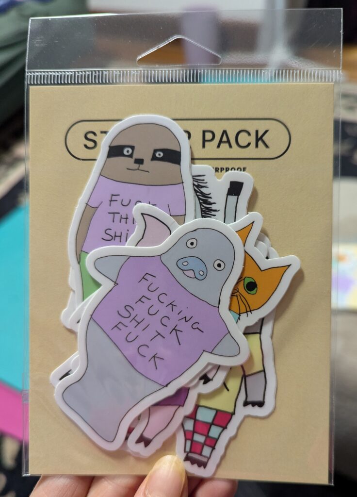 Sticker Pack of 7 stickers