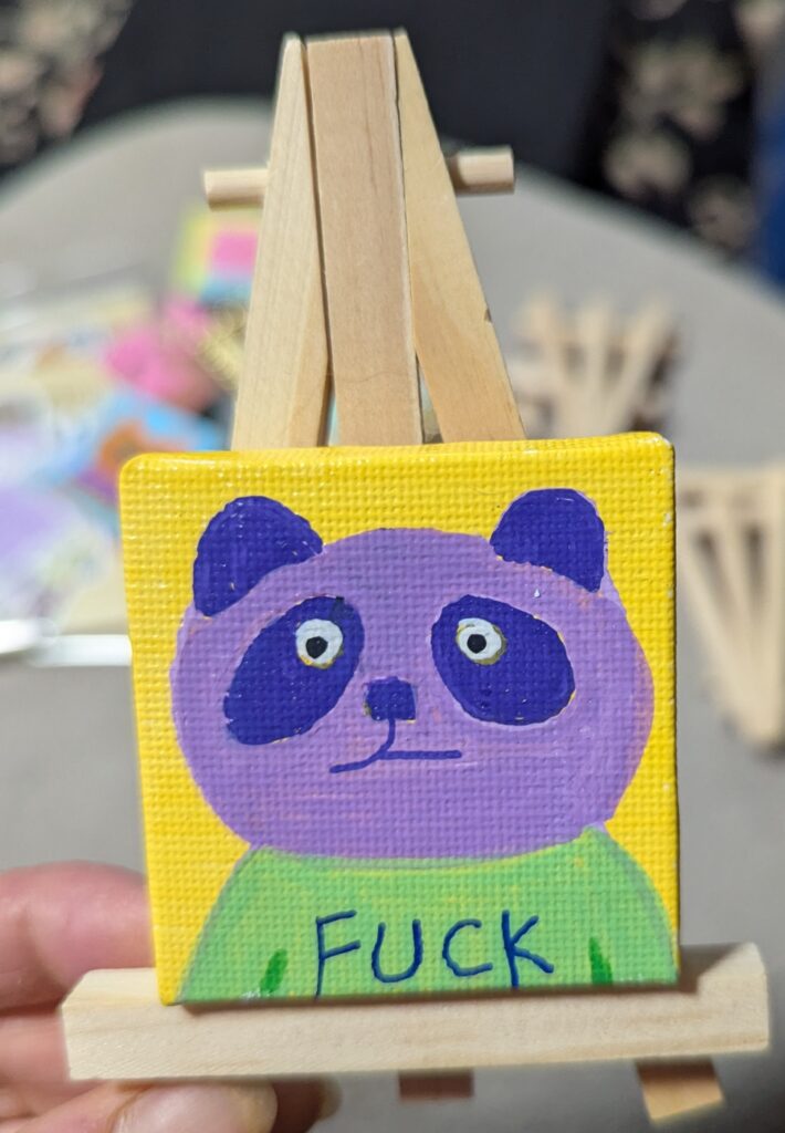 Mini Naughty Animal Face Paintings