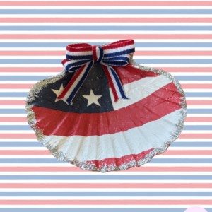 USA Seashell Dish