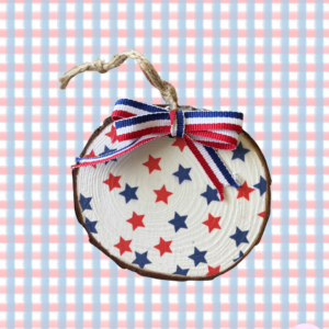 Red White & Blue Ornament