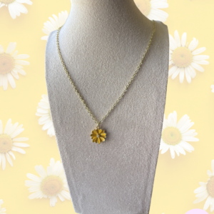 Yellow Daisy Necklace