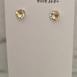 Golden Stud Earrings