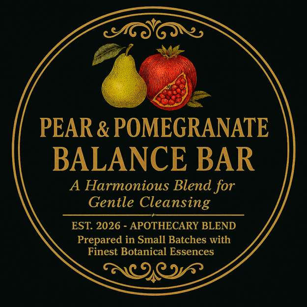 Pear & Pomegranate bar soap 4.5oz