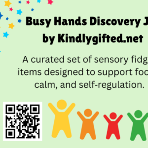 Busy Hands Discover Jar - the Kindly Gifted Sensory Collection