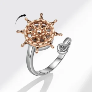 Rudder Fidget Spinner Adjustable Ring