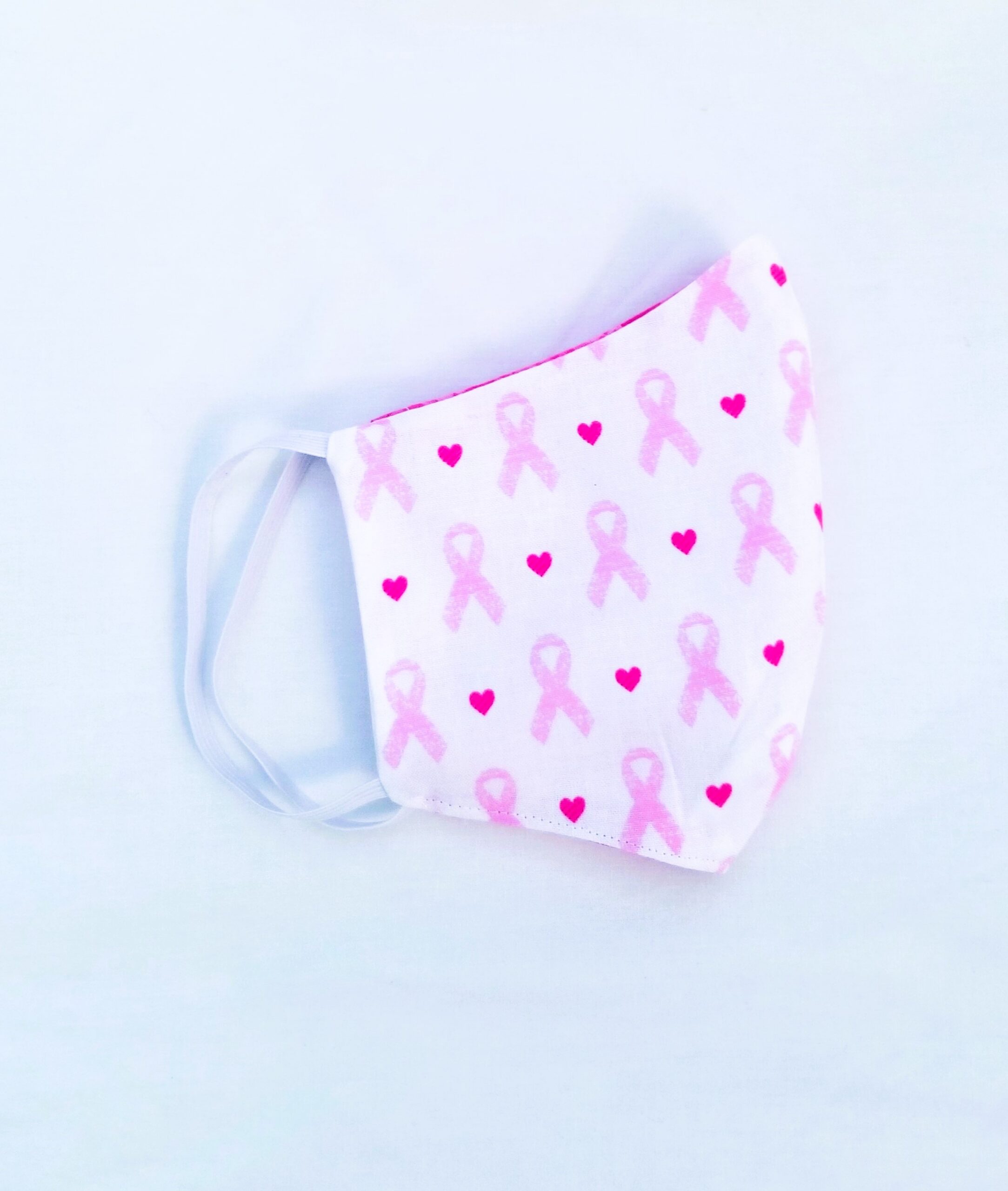Mask, Reusable Face Mask with Elastic - Pink Ribbon (Breast Cancer) - Image 7