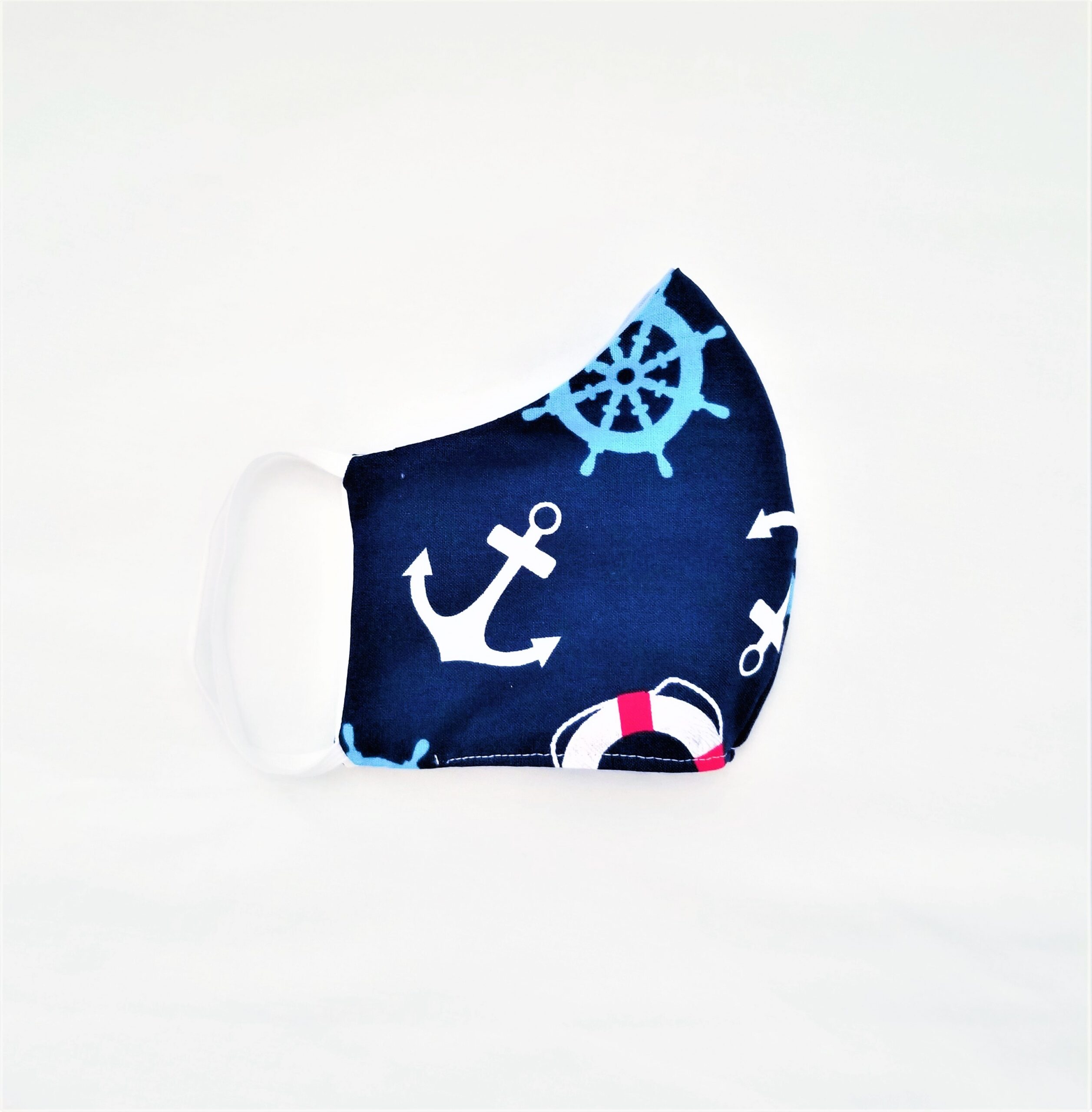 Mask, Reusable Face Mask with Elastic - Nautical - Image 5
