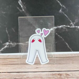 The Friendliest Pants 3" Sticker