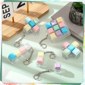 Keyboard Fidget Keychain Clicker Pastel Colors