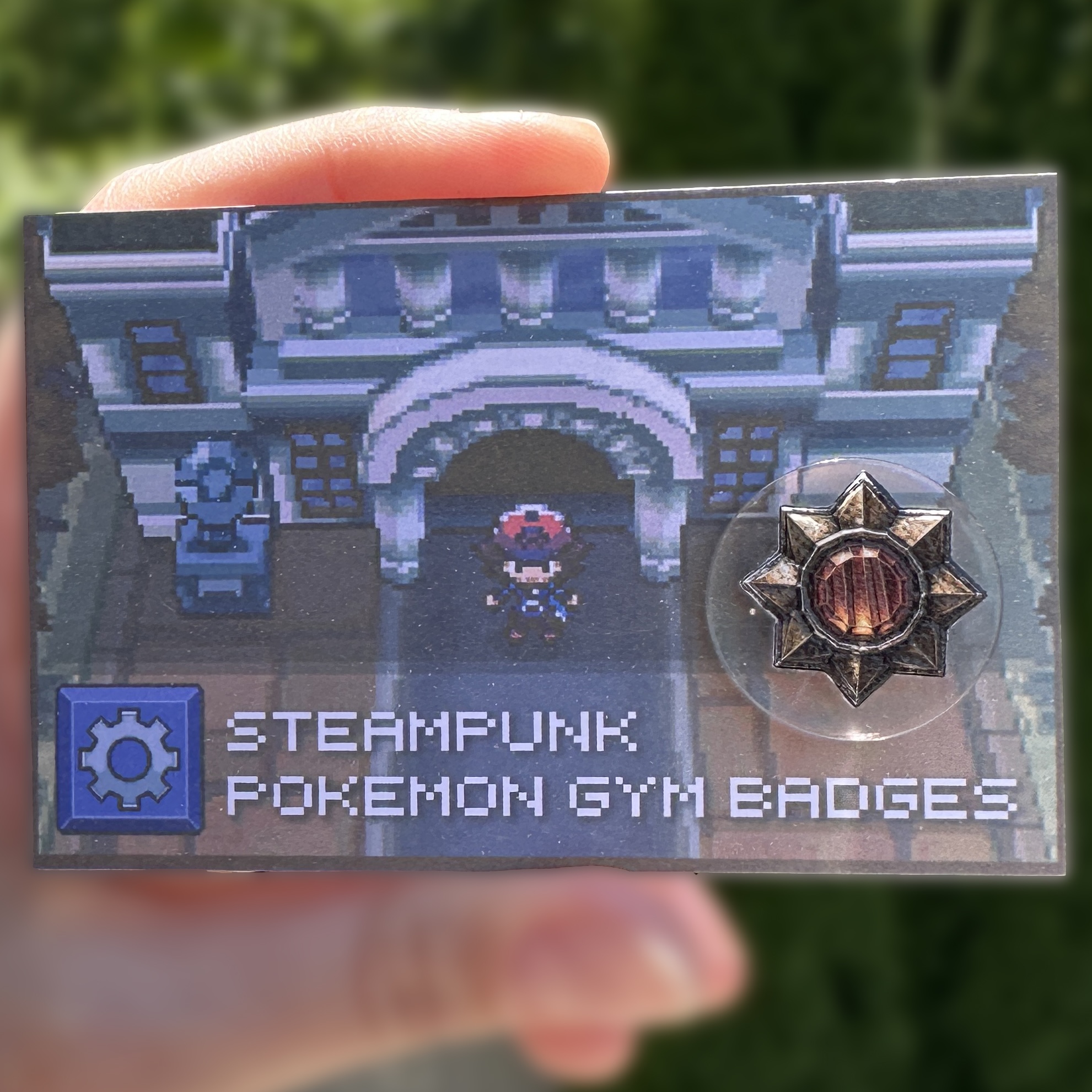 Steampunk Pokemon Badge Pins - Image 3
