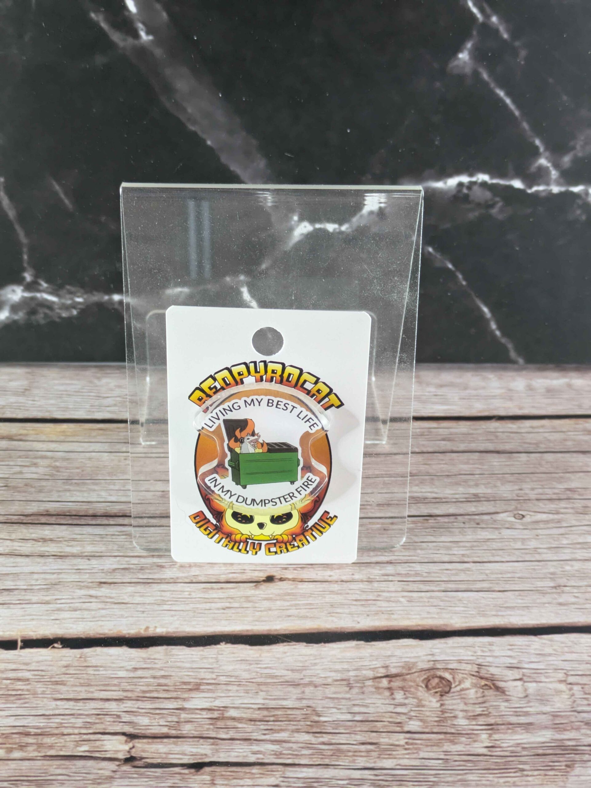 Living my Best Life - Acrylic Pin