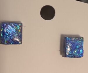 Simple Faux glass Resin Studs