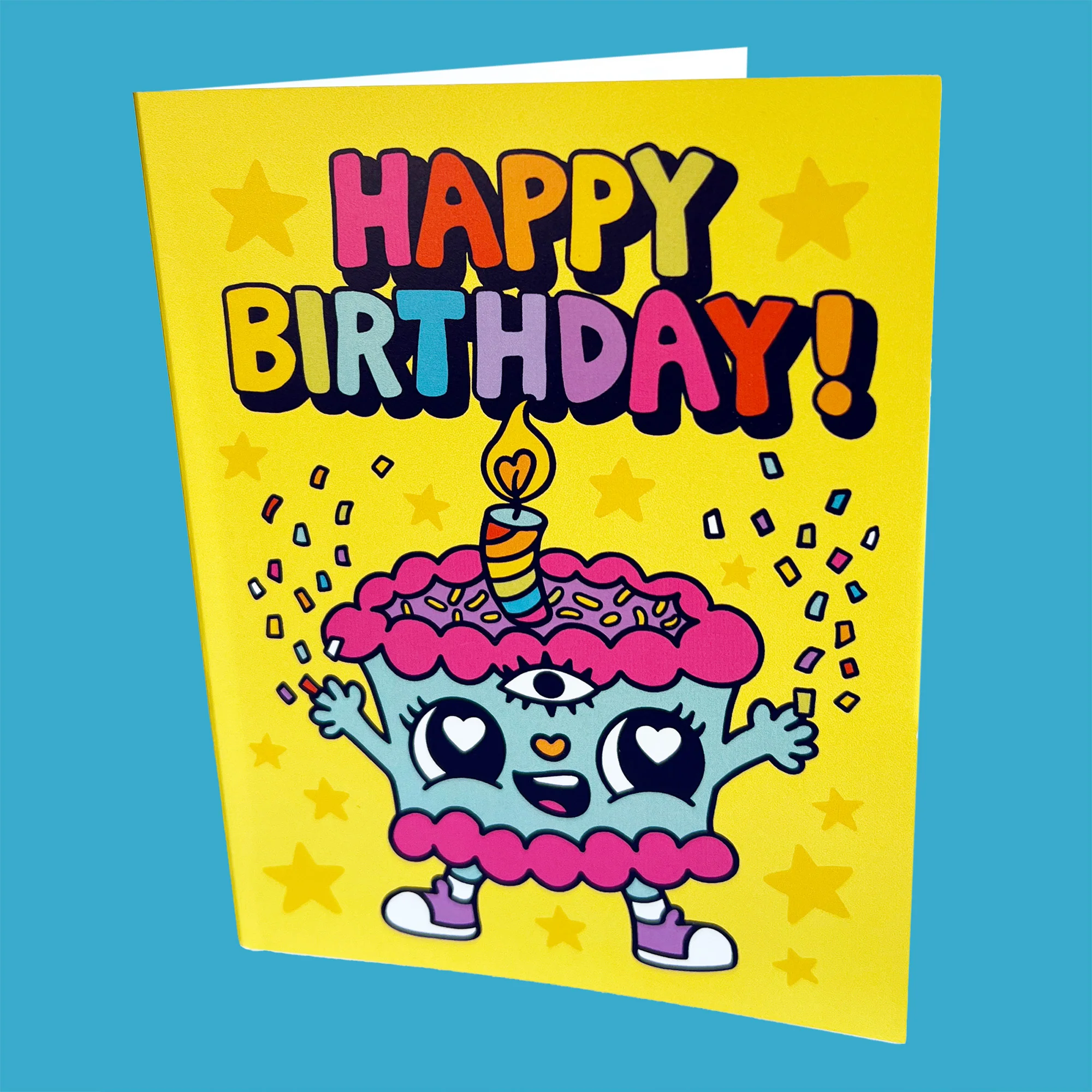 Happy Birthday Cake Greeting Card - Image 2
