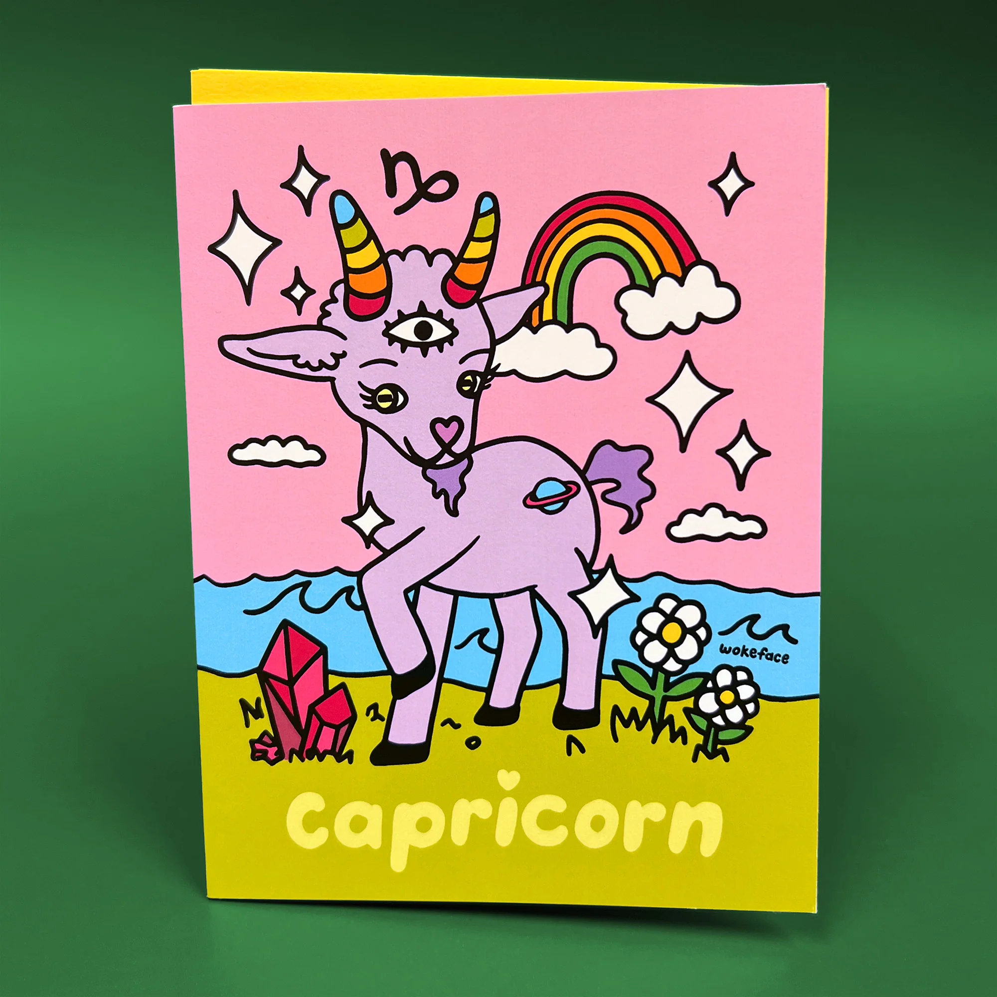 Zodiac Capricorn Greeting Card