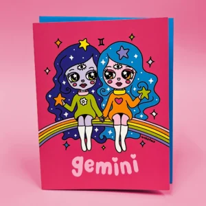 Zodiac Gemini Greeting Card