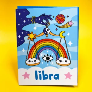 Zodiac Libra Greeting Card