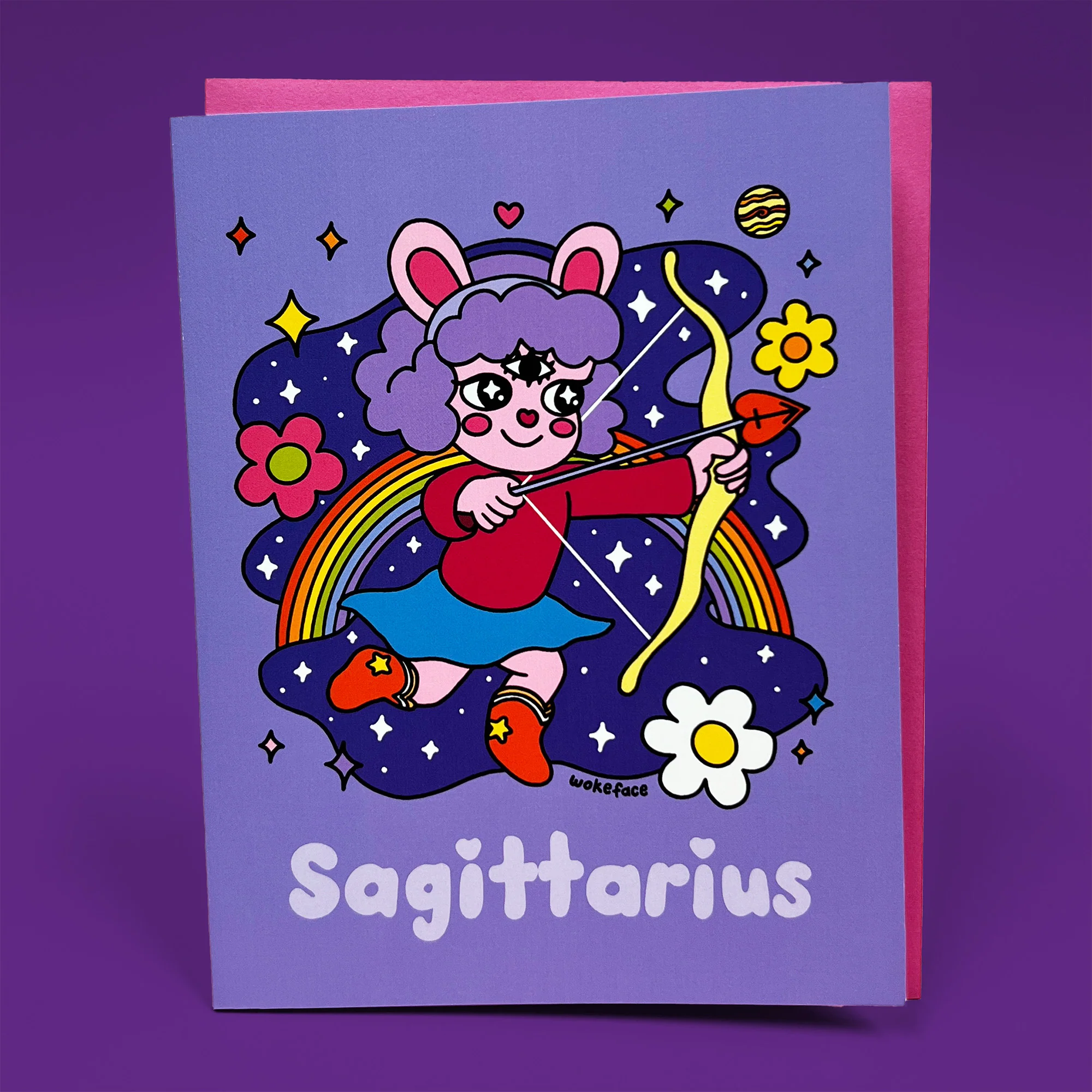Zodiac Sagittarius Greeting Card