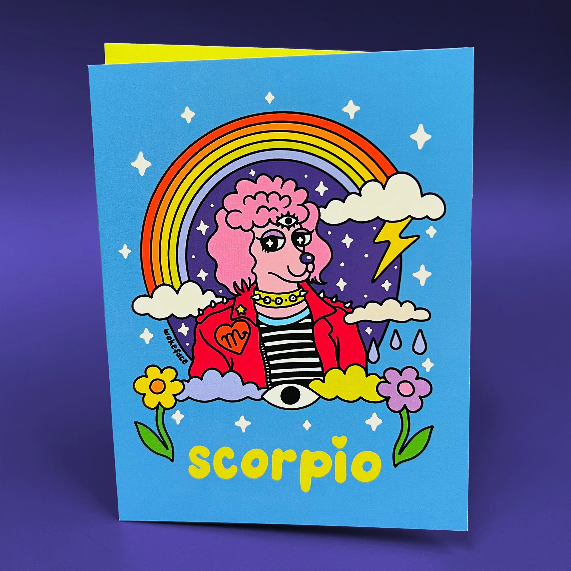 Zodiac Scorpio Greeting Card