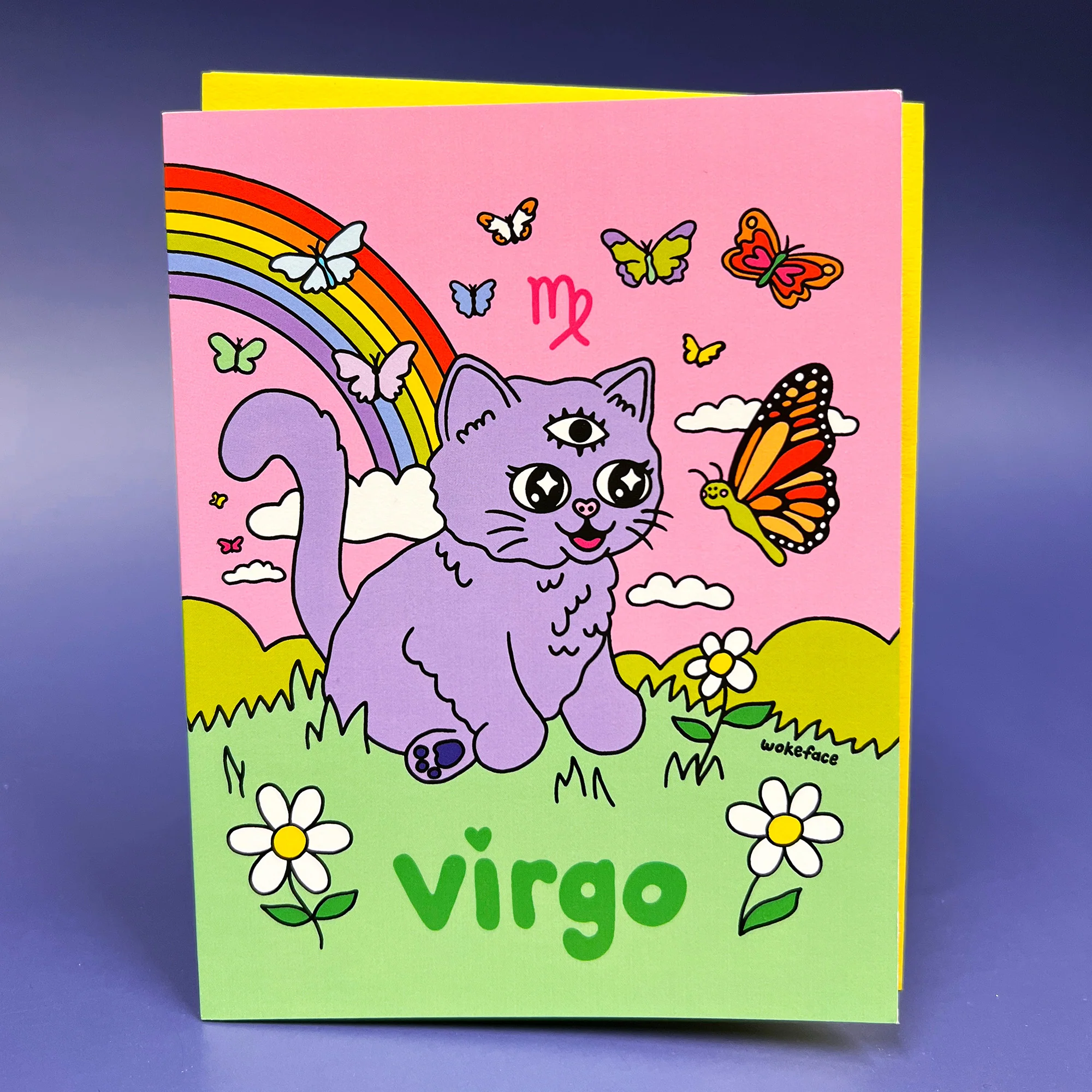 Zodiac Virgo Greeting Card