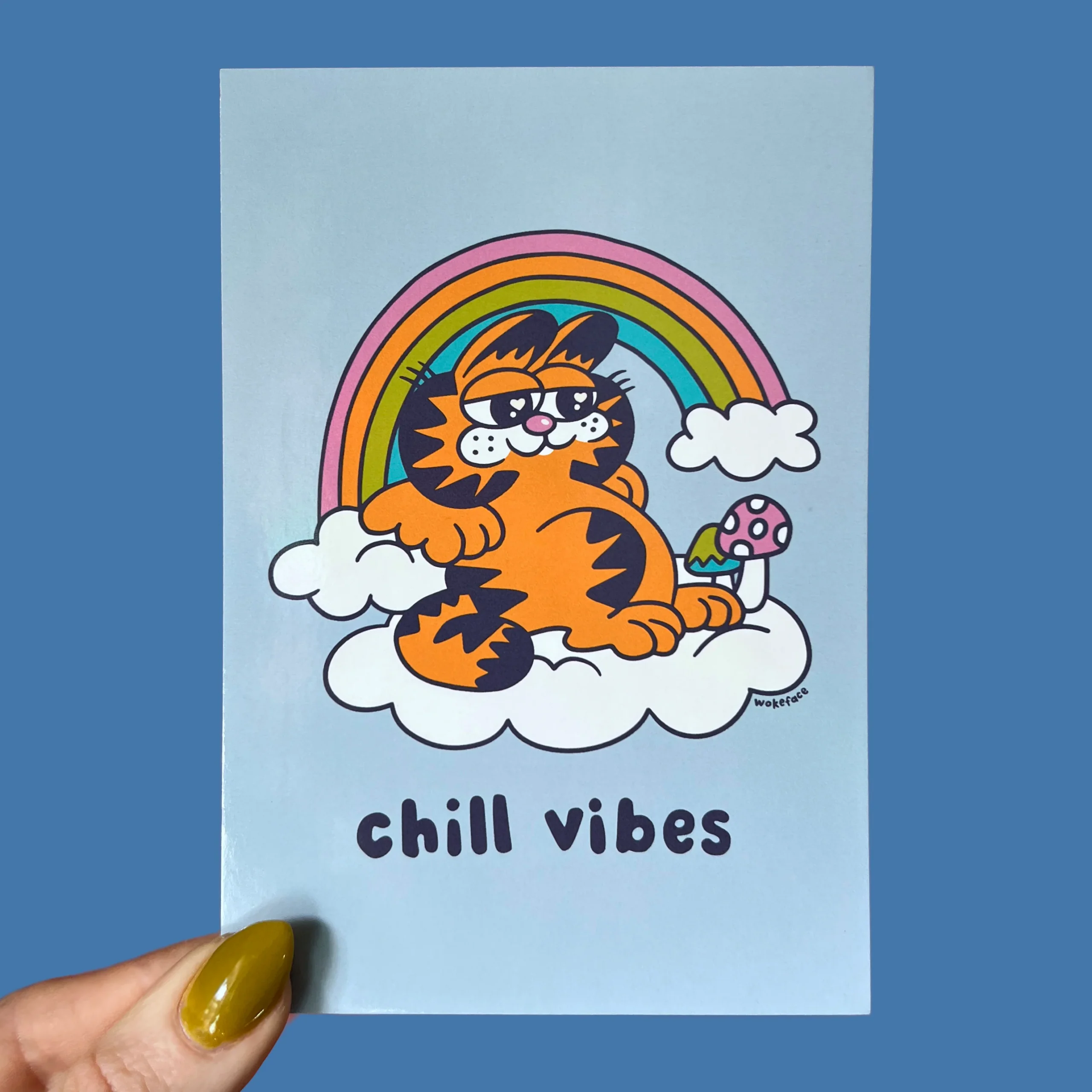 Chill Vibes Garf Postcard