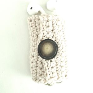 Cord Keeper, Crochet Cord Holder - Sand