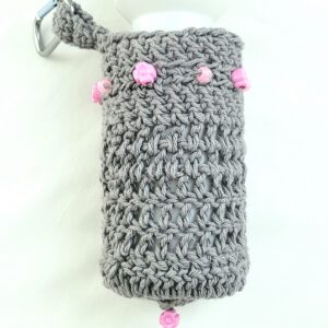 Water Bottle Holder with Carabiner Clip - Slate Grey