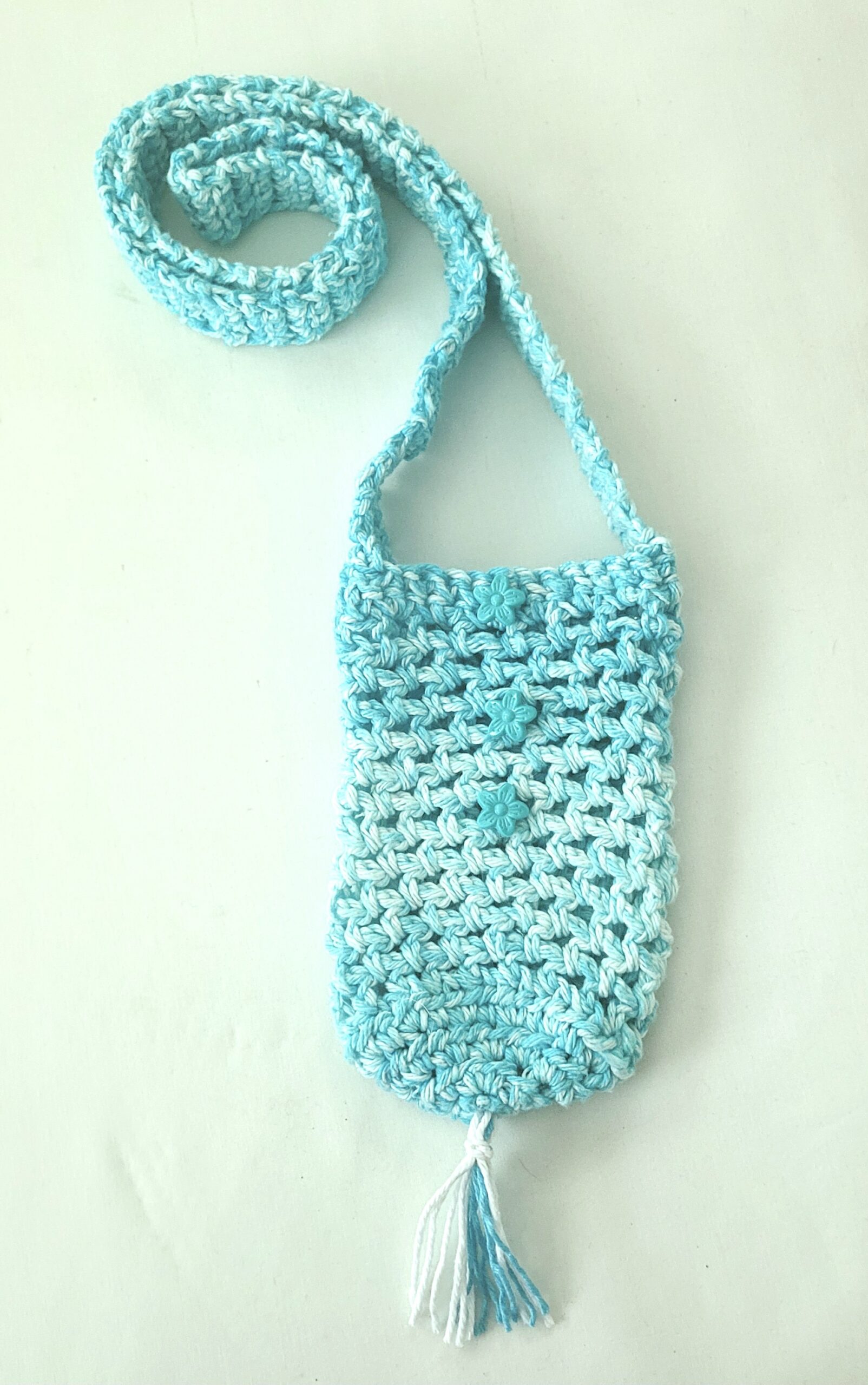 Water Bottle Holder with Strap - Surf Blue - Image 4