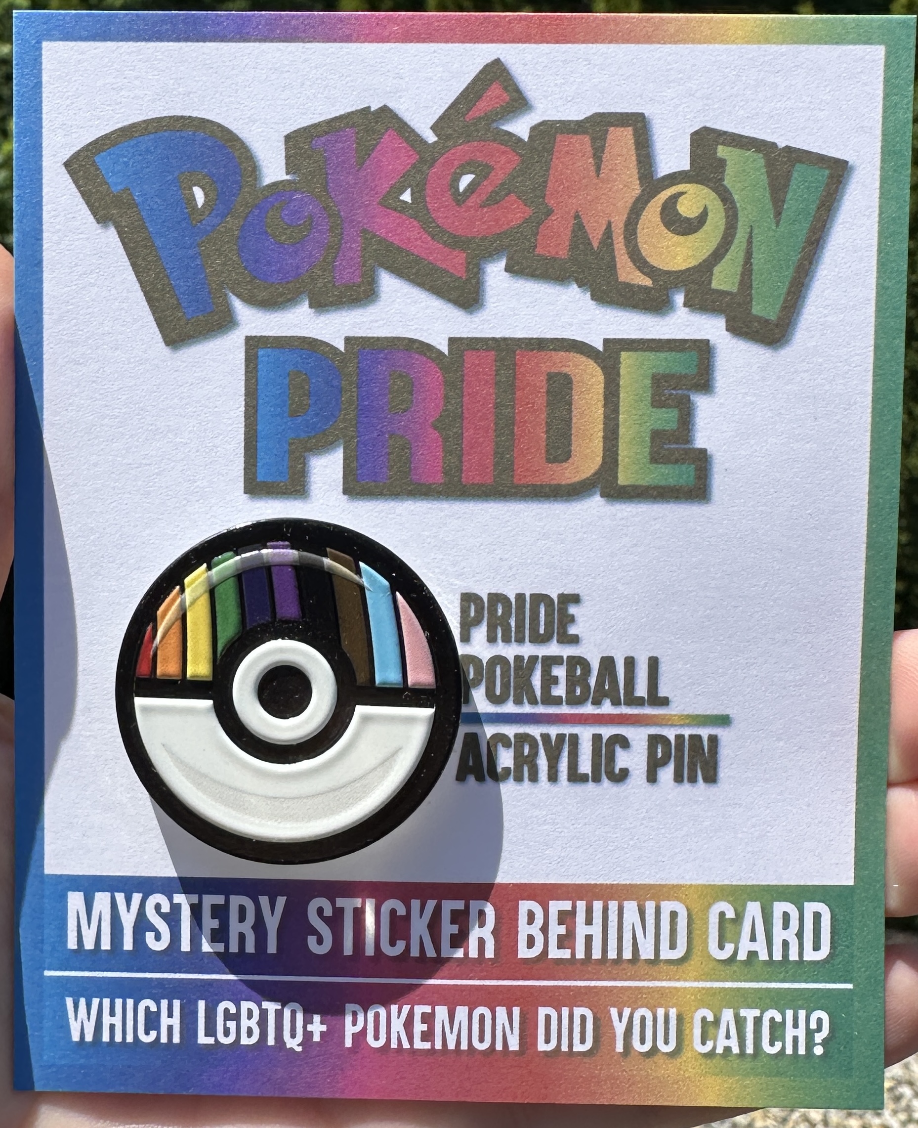 Pokemon Pokeball Pride Pin