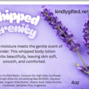 Whipped Serenity Lavender lotion 2oz