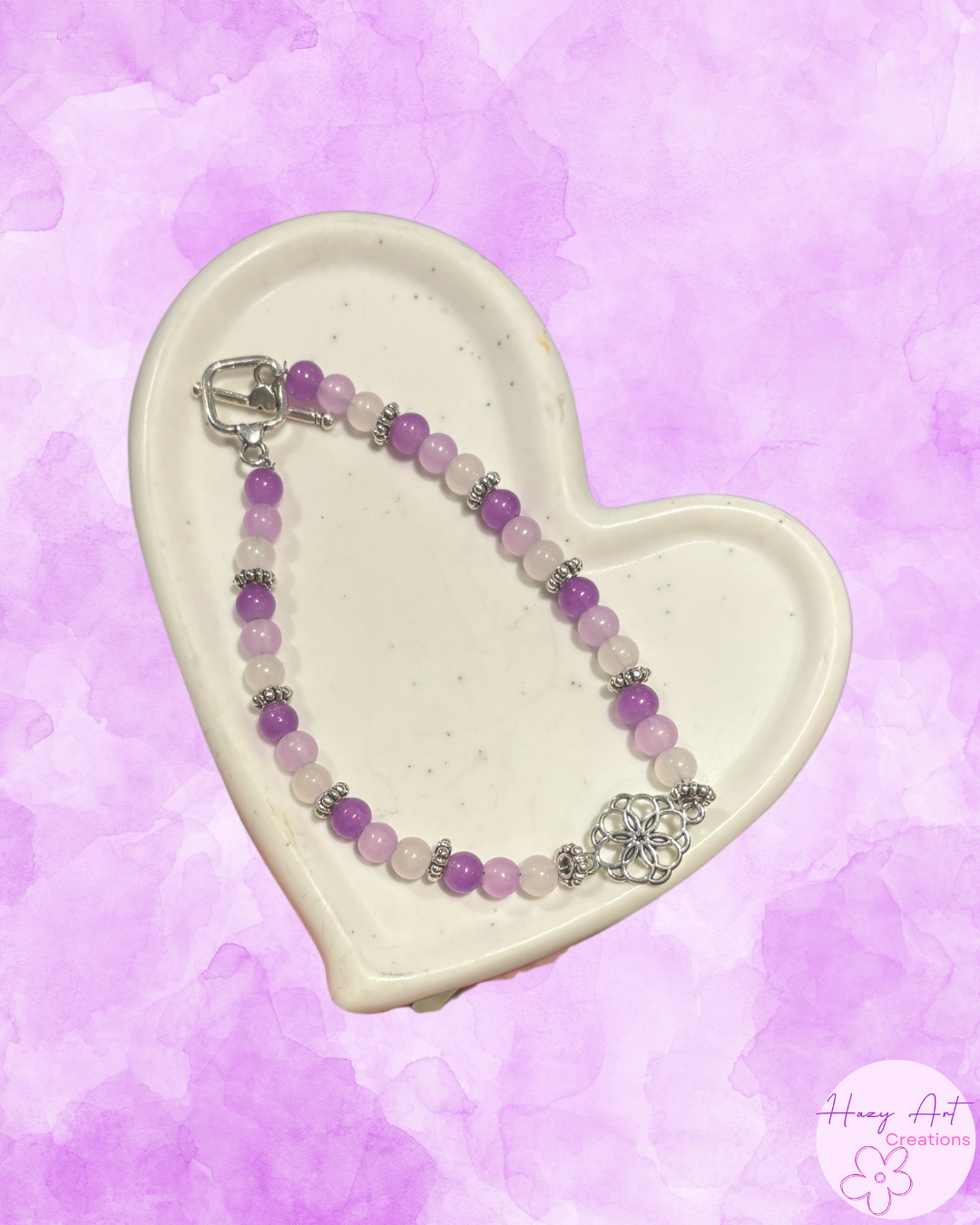Lavender Anklet