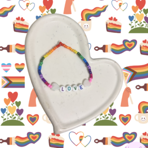 Rainbow Love bracelet