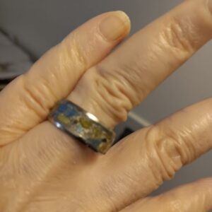 Inlaid mosaic band