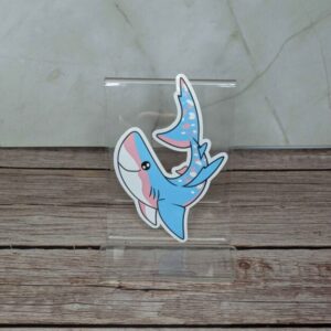 Trans Shark - 3" Sticker