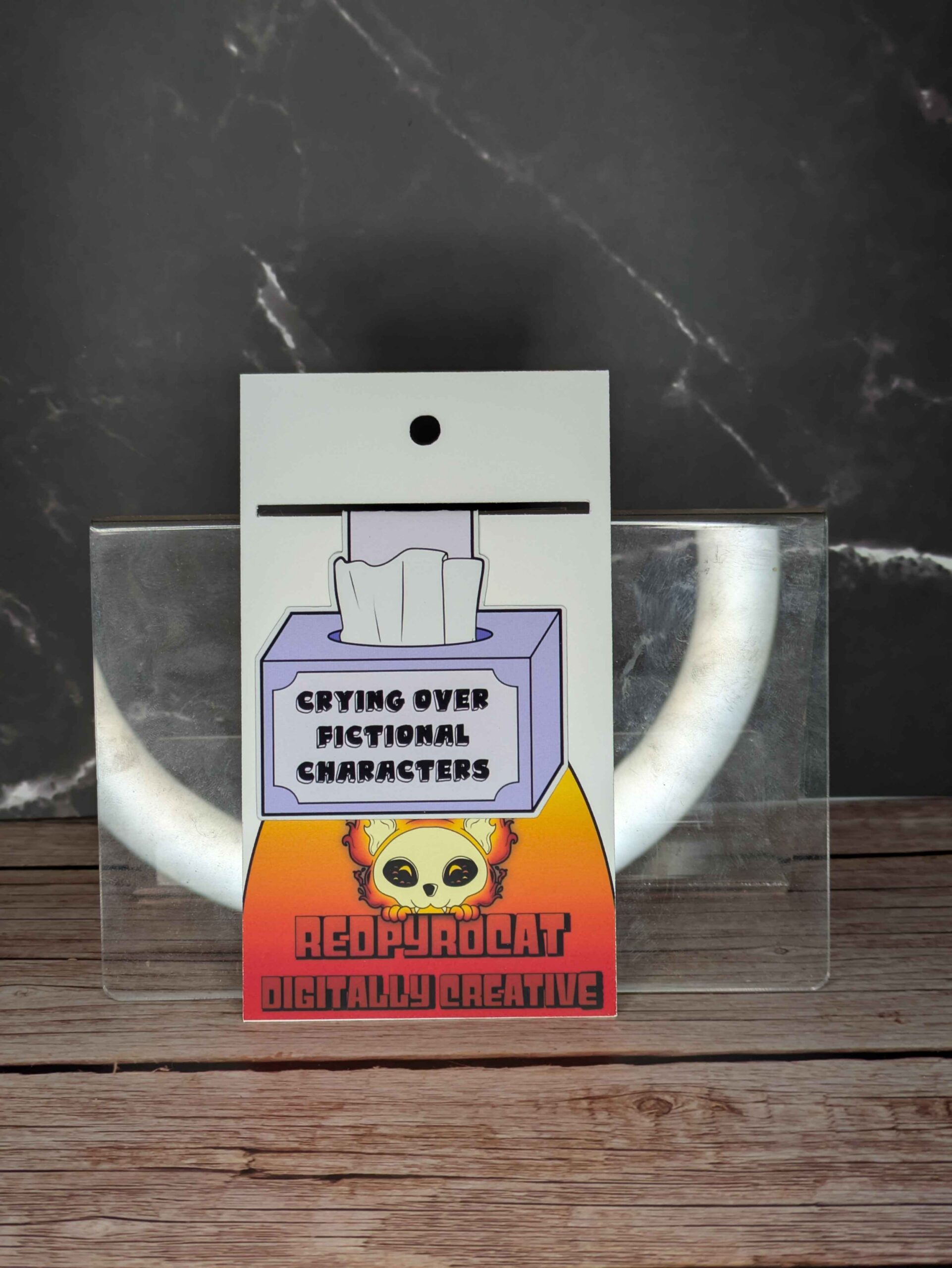 Crying Over Fictional Characters Magnetic Bookmark