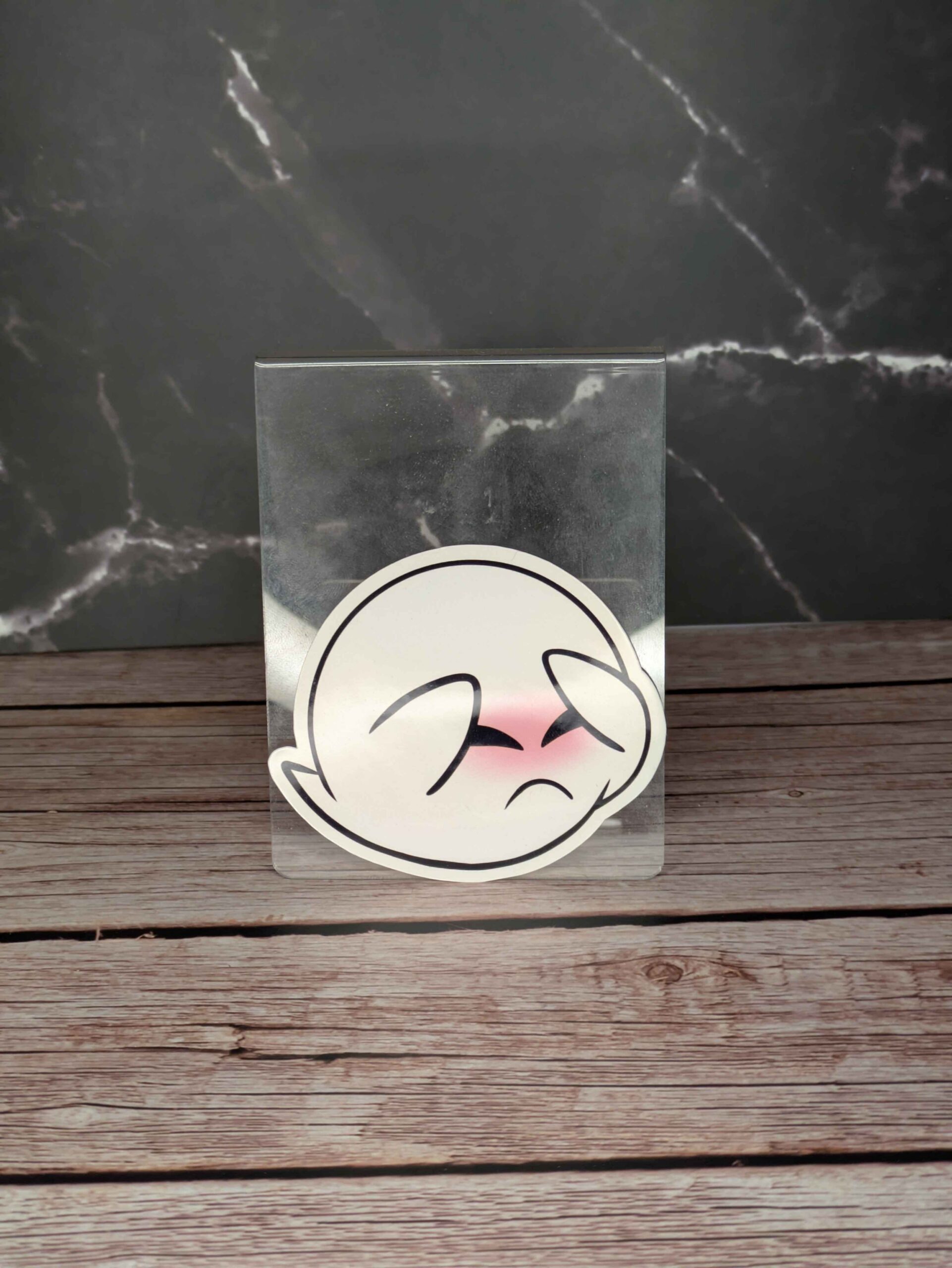 Shy Ghost - 3" Sticker