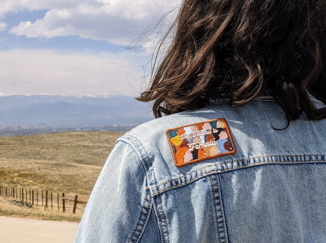 Future Is Female Embroidered Sticker Patch - Image 2