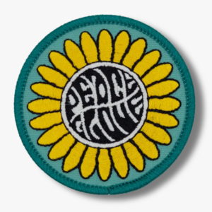 Peace & Love Embroidered Sticker Patch