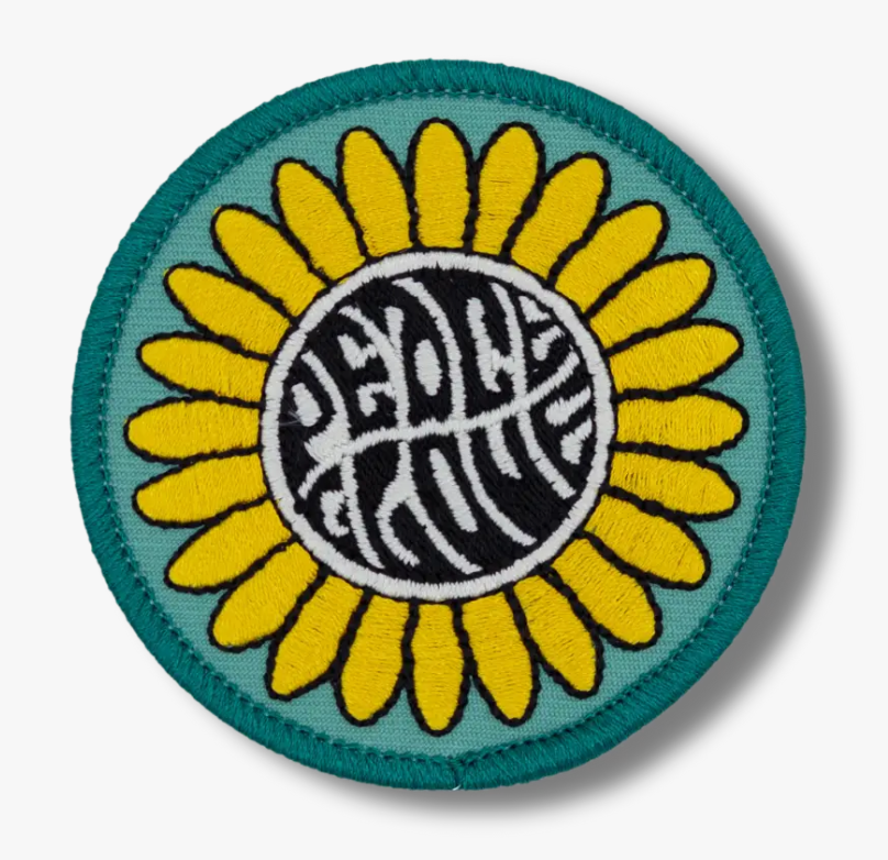 Peace & Love Embroidered Sticker Patch