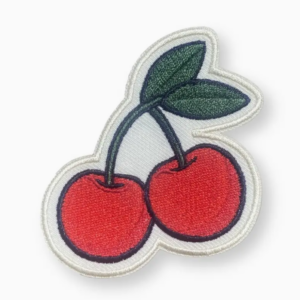 Cherry Embroidered Sticker Patch