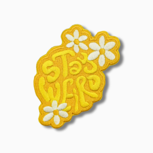 Stay Weird Embroidered Sticker Patch