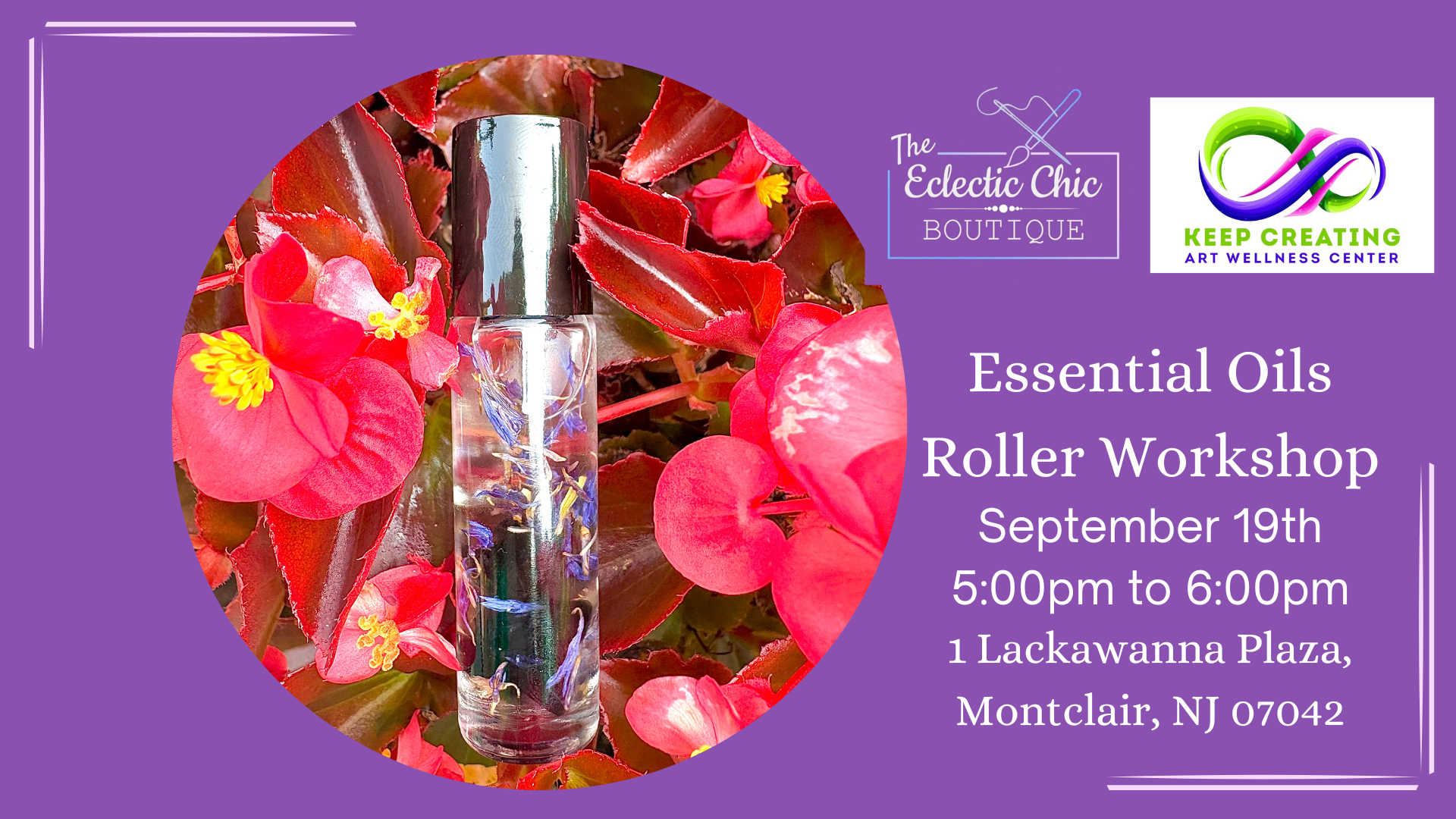 Essential Oils Roller Workshop