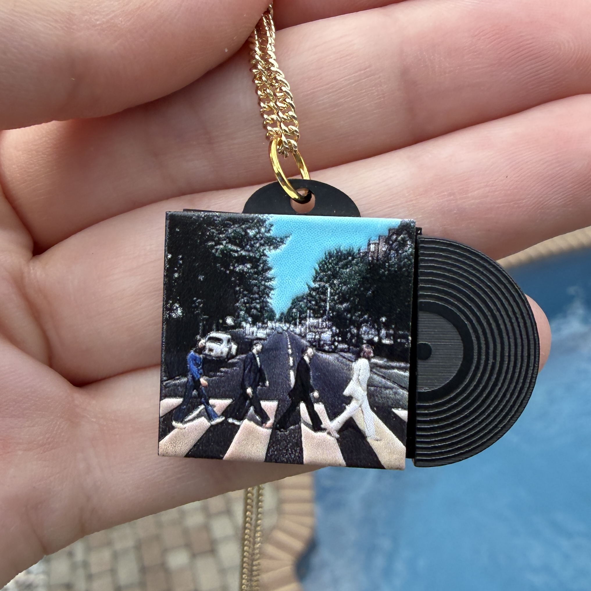 Mini Record Necklaces