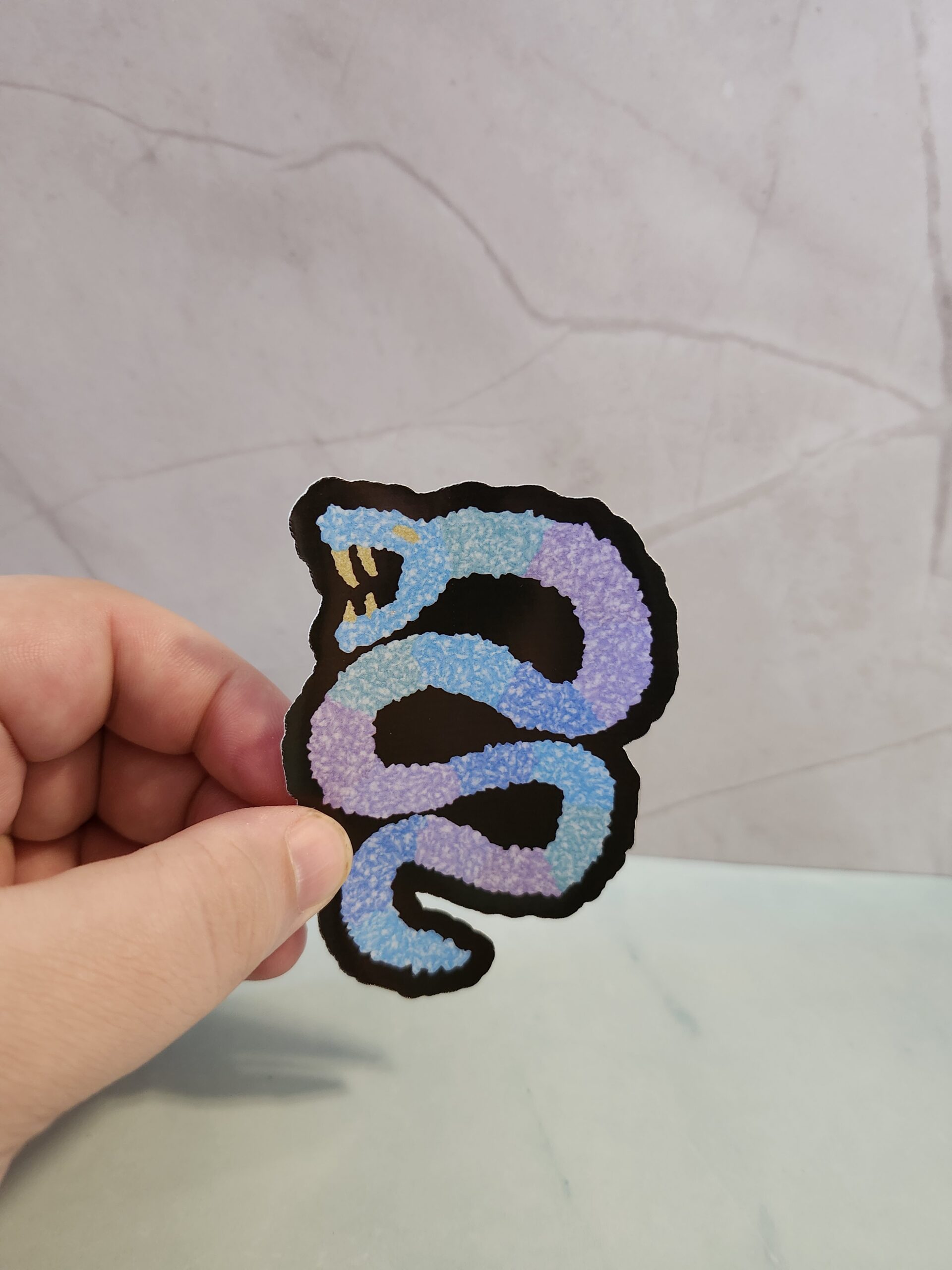 Crystal Serpent 3" Sticker