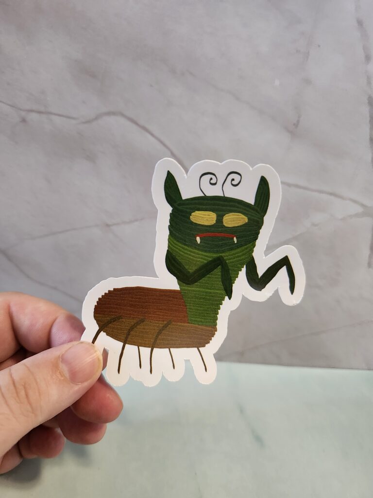 Bugoloid 3" Sticker
