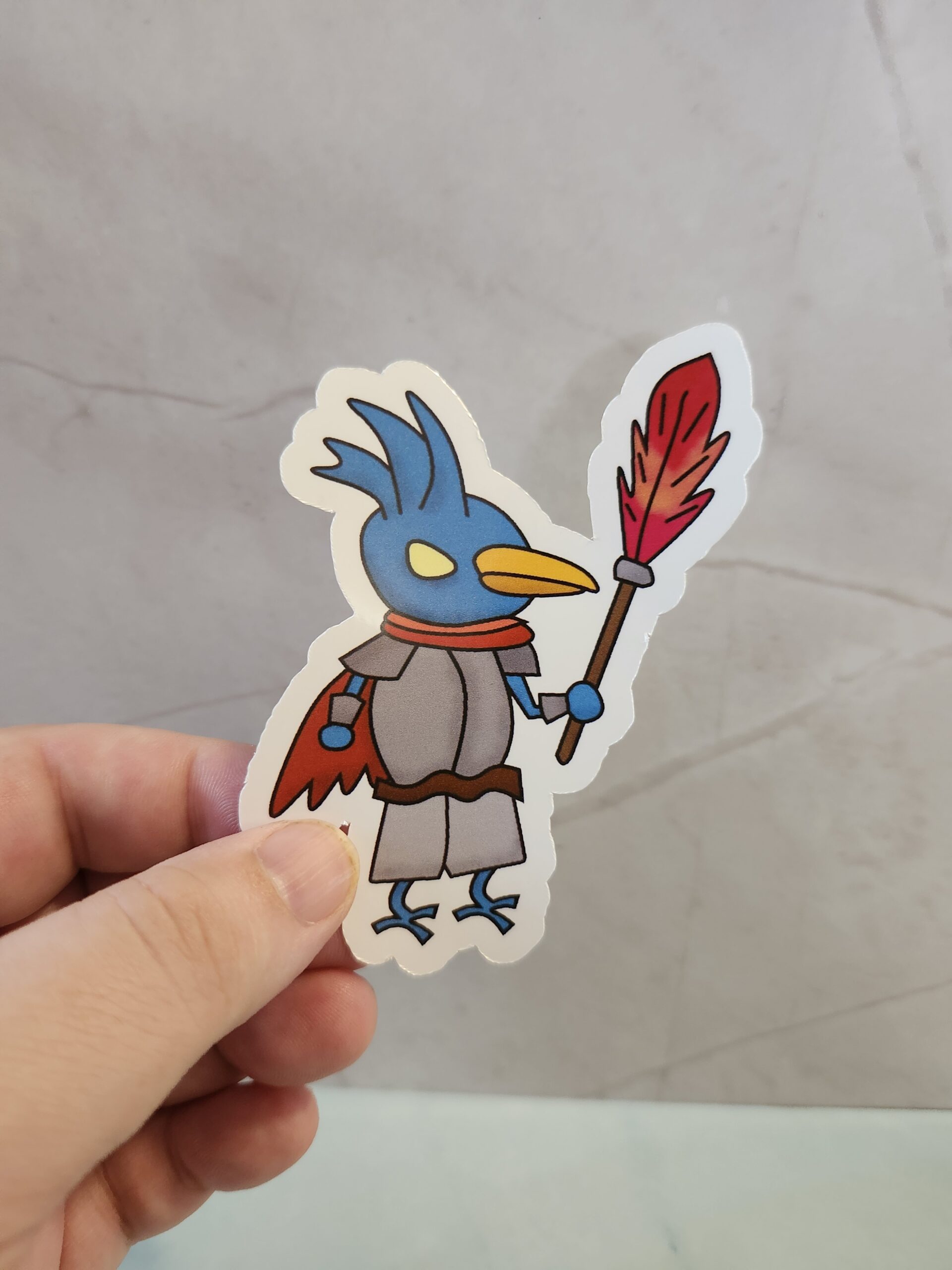 Starling Soldier 3" Sticker