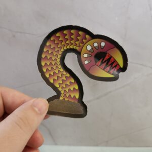 Bloodfang Wurm 3" Sticker