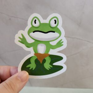 Simple Phibian 3" Sticker